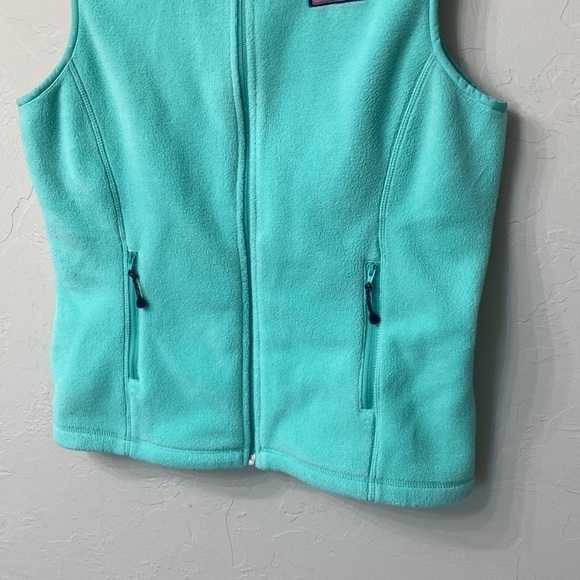 Vineyard Vines blue/ green fleece vest size small - Picture 8 of 9